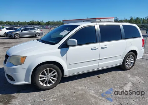2014 Dodge Grand Caravan Sxt из США, поврежденный, VIN 2C4RDGCG6ER273843
